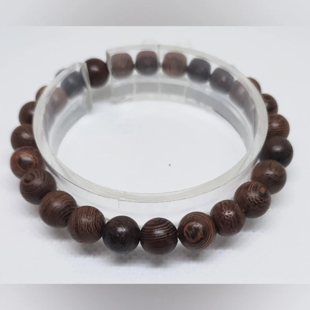 Men's Brown Beaded Bracelet‎ F63